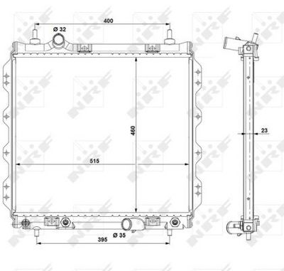 RADIATOR RACIRE MOTOR NRF 53337 6