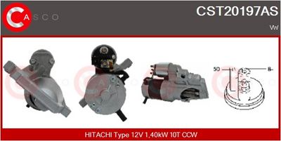 STARTER CASCO CST20197AS