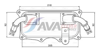 маслен радиатор, двигателно масло AVA Clever Choice PR3101
