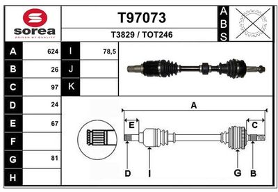 ANTRIEBSWELLE EAI T97073