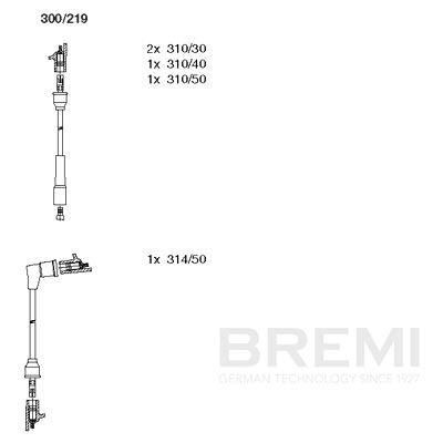 BREMI Uždegimo laido komplektas