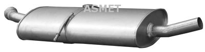ASMET 01.065 Глушитель выхлопных газов  для MERCEDES-BENZ B-CLASS (Мерседес Б-класс)