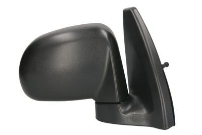 Zijspiegel Rechts (mechanisch, in reliëf) past: HYUNDAI ATOS 02.98-12.10