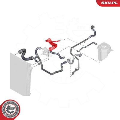 Hadice chladiče SKV 43SKV732