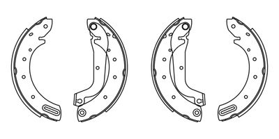 BOSCH Bremsbackensatz