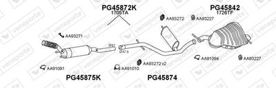 ABGASANLAGE VENEPORTE 450590