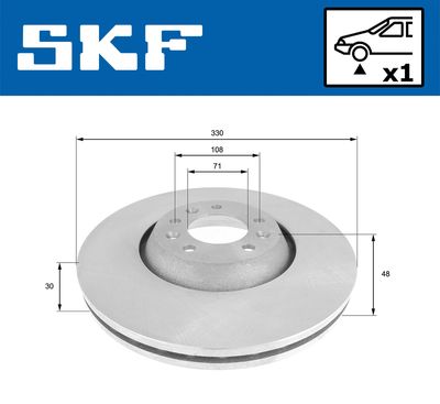 DISC FRANA SKF VKBD80216V1 1