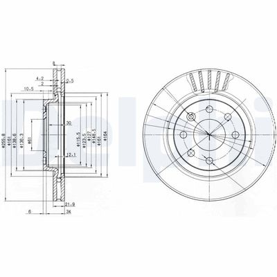 BREMSSCHEIBE DELPHI BG2899