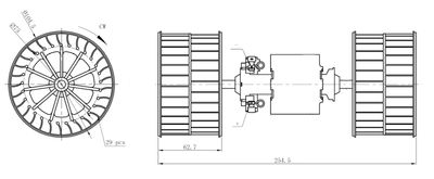 VENTILATOR HABITACLU NRF 34284 4