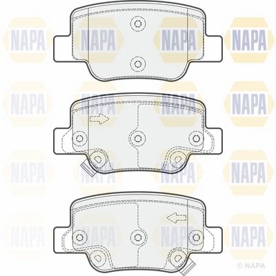 Brake Pad Set NAPA NBP1342