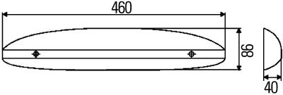 Indstigningslys HELLA 2XT 008 929-007