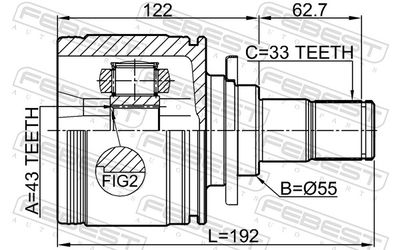 SET ARTICULATIE PLANETARA FEBEST 0411V97WLHR 1