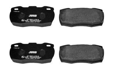 Sada brzdových destiček, kotoučová brzda JURID 571827J