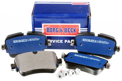 комплект спирачно феродо, дискови спирачки BORG & BECK BBP2574
