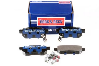 комплект спирачно феродо, дискови спирачки BORG & BECK BBP1526