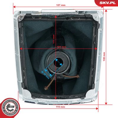 Hlavice řadicí páky SKV 63SKV432