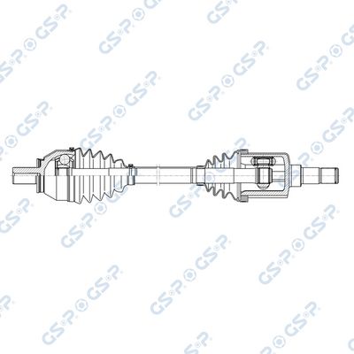 полуоска GSP 262134OL