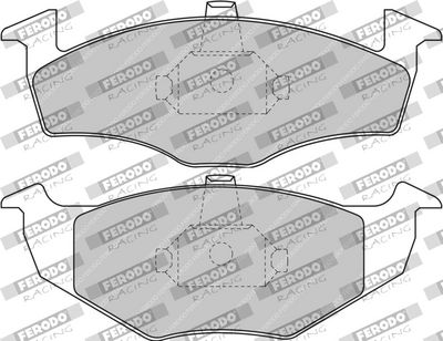 комплект спирачно феродо, дискови спирачки FERODO RACING FCP1101H