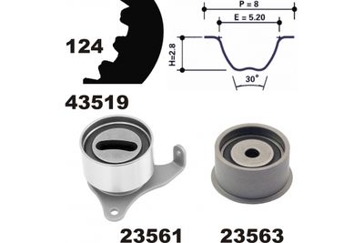 SET CUREA DE DISTRIBUTIE MAPCO 23519