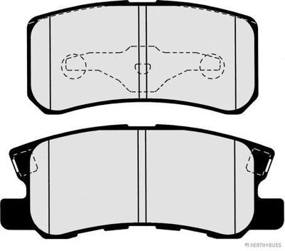 SET PLACUTE FRANA FRANA DISC Herth+Buss Jakoparts J3615010 1