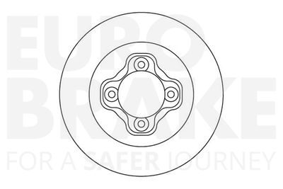 EUROBRAKE 5815203238 Тормозные диски  для MAZDA 323 III Hatchback (BF) 1.6 GT Turbo 4WD (BF2)
