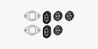 SET MONTARE SISTEM DE ESAPAMENT