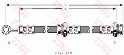 Тормозной шланг TRW PHD137 для NISSAN VANETTE