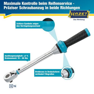 HAZET Momentový kľúč 5110-3CT