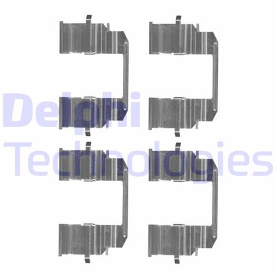 Комплектующие, колодки дискового тормоза DELPHI LX0654 для SUBARU IMPREZA