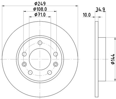 DISC FRANA HELLA 8DD355120581 3