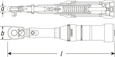 HAZET Momentový kľúč 6109-2CT