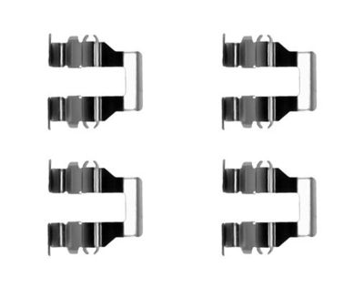 Комплектующие, колодки дискового тормоза BOSCH 1 987 474 617 для MITSUBISHI SIGMA