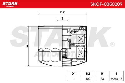 маслен филтър STARK SKOF-0860207