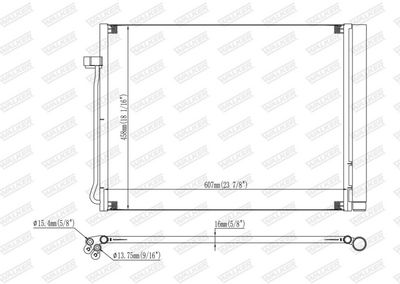 CONDENSATOR CLIMATIZARE WALKER WCD00144 6