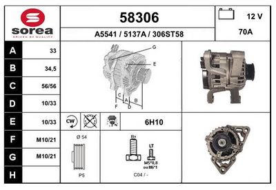 GENERATOR EAI 58306