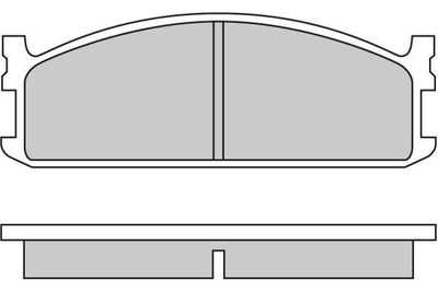 Комплект тормозных колодок, дисковый тормоз E.T.F. 12-0321 для ISUZU MIDI