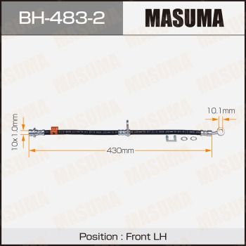 Тормозной шланг MASUMA BH-483-2 для HONDA CAPA