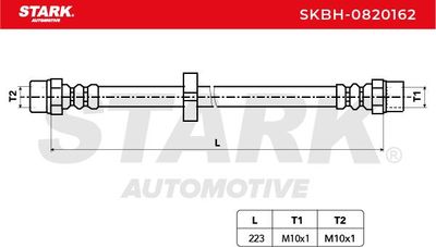 спирачен маркуч STARK SKBH-0820162