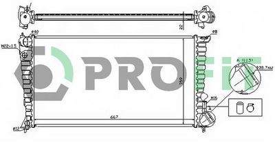 PROFIT PR 0547A1 Радиатор охлаждения двигателя для CITROËN BERLINGO / BERLINGO FIRST Автофургон / микроавтобус (M_) 1.8 D (MBA9A, MCA9A) PROFIT PR 0547A1 Радиатор охлаждения двигателя для CITROËN BERLINGO / BERLINGO FIRST Автофургон / микроавтобус (M_) 1.8 D (MBA9A, MCA9A)