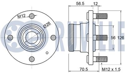 SET RULMENT ROATA RUVILLE 221756 1