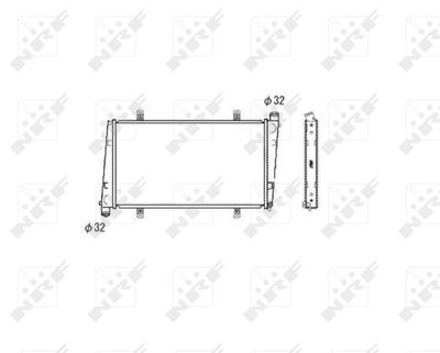 RADIATOR RACIRE MOTOR NRF 53483 1