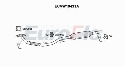 Katalizator EUROFLO 6Q0254501PX
