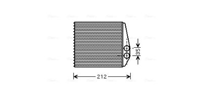 AVA QUALITY COOLING Kachelradiateur, interieurverwarming (OLA6354)