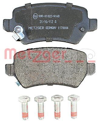 Brake Pad Set, disc brake 1170004