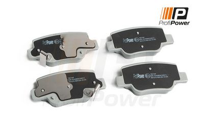 stabdžių trinkelių rinkinys, diskinis stabdys 1B2164 ProfiPower