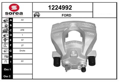 BREMSSATTEL SNRA 1224992