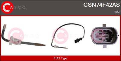 SENZOR TEMPERATURA GAZE EVACUARE