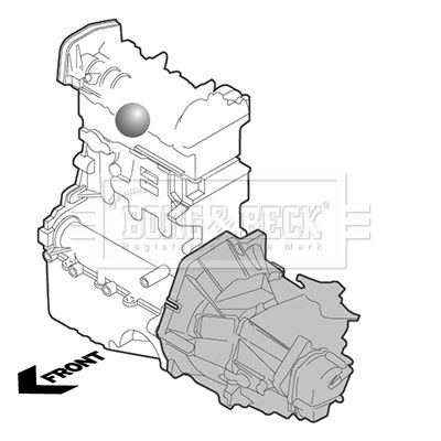 Mounting, engine Borg & Beck BEM3892