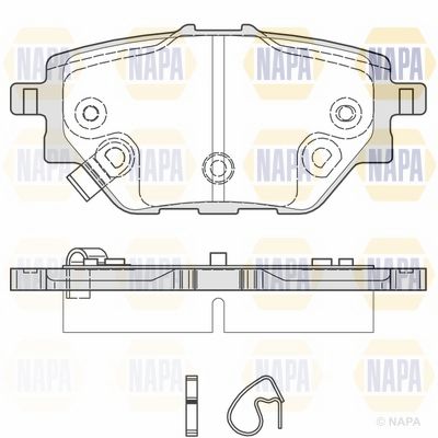 Brake Pad Set NAPA PBP7798