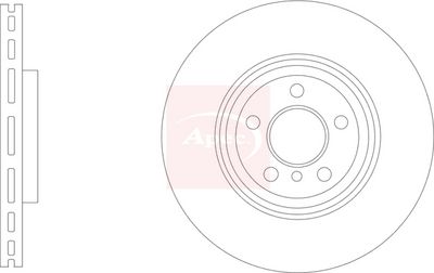 APEC Brake Disc DSK3324